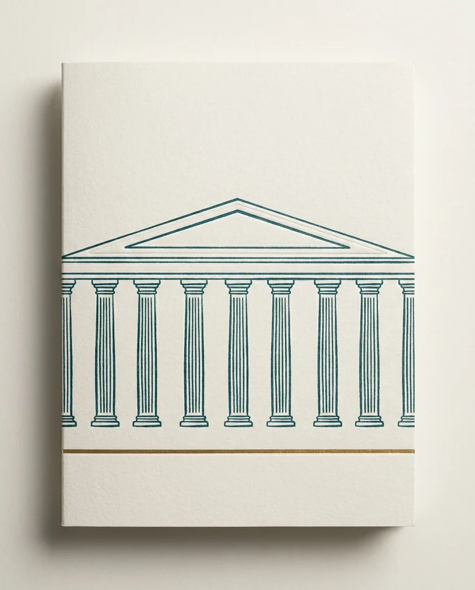 Classical Architecture | AHEG Resources A teal line drawing of a classical building represents provider level resources for higher education.