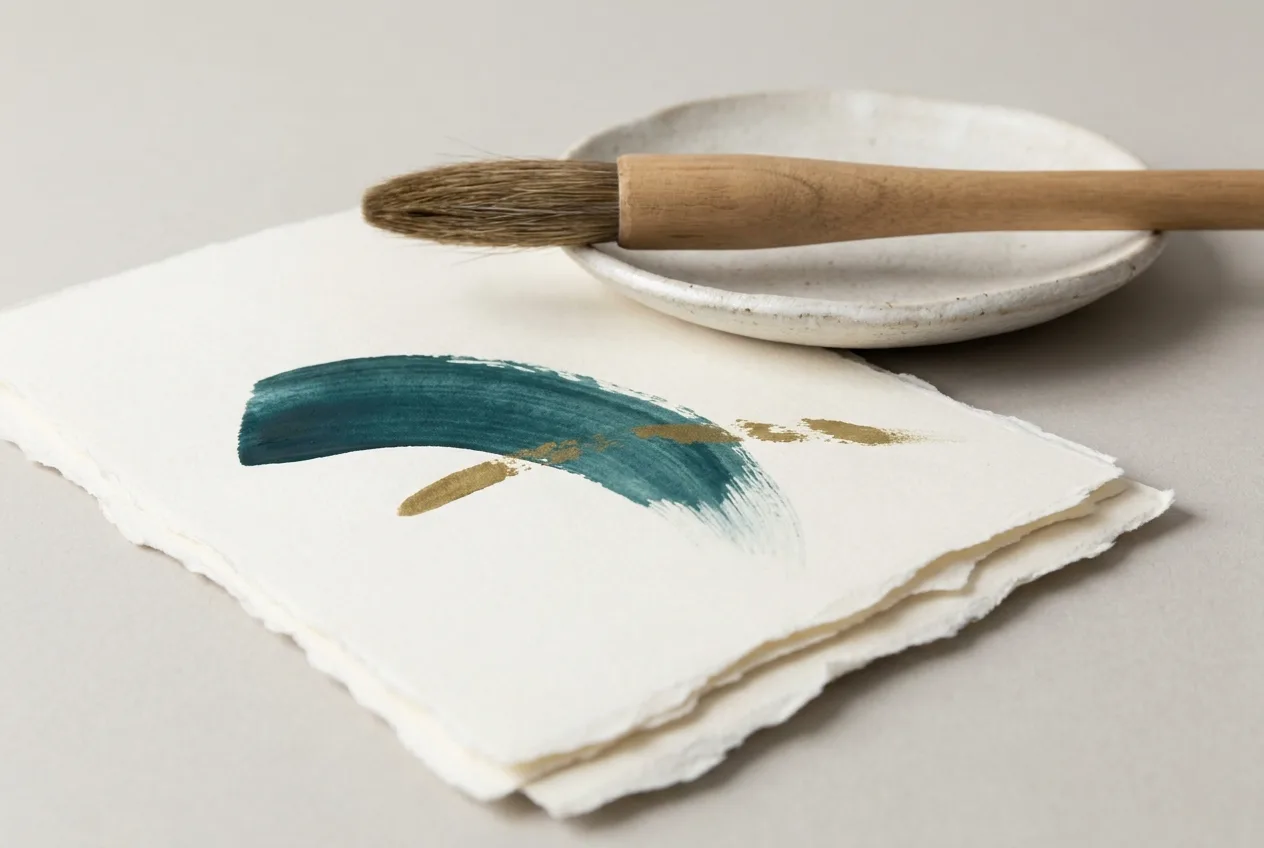 Creative Arts | AHEG Resources Watercolor painting and art supplies represent the Society and Culture field in the AHEG Resources course catalogue.