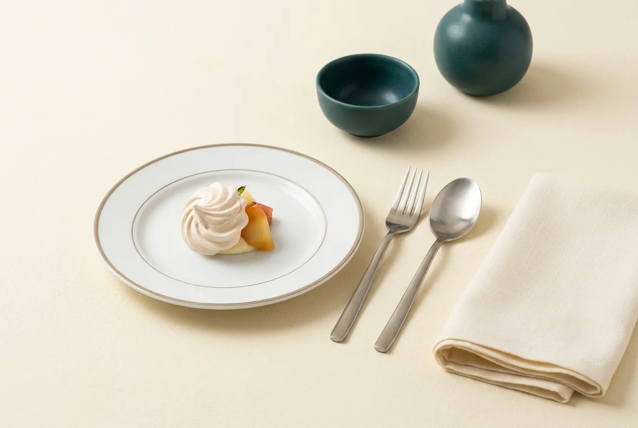 Food & Hospitality | AHEG Resources A dessert plate with whipped cream and fruit is shown, representing the Food, Hospitality and Personal Services field in our.
